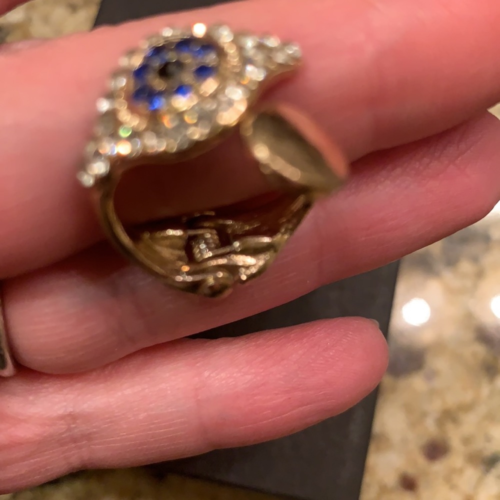 Evil Eye Adjustable Ring - image 2